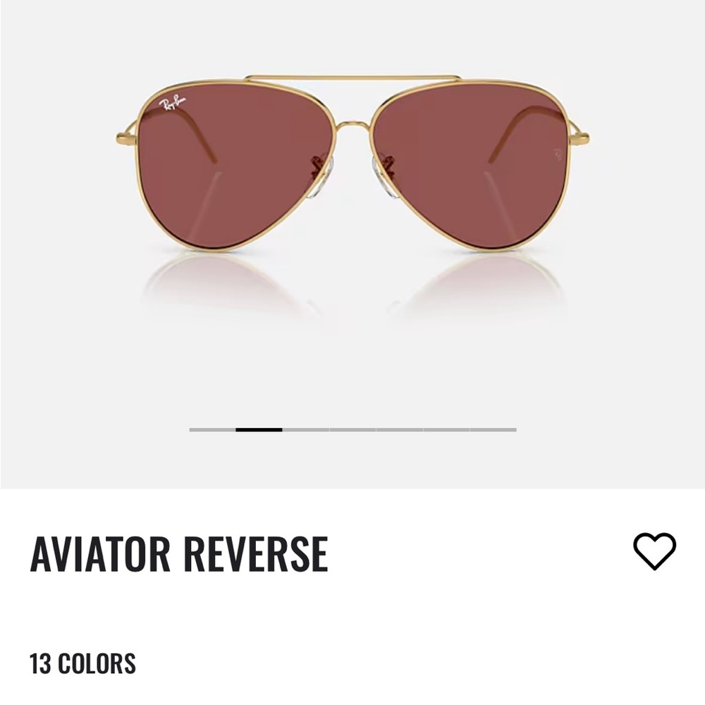 Ray-Ban Reverse Aviator Sunglasses - Picture 2 of 6